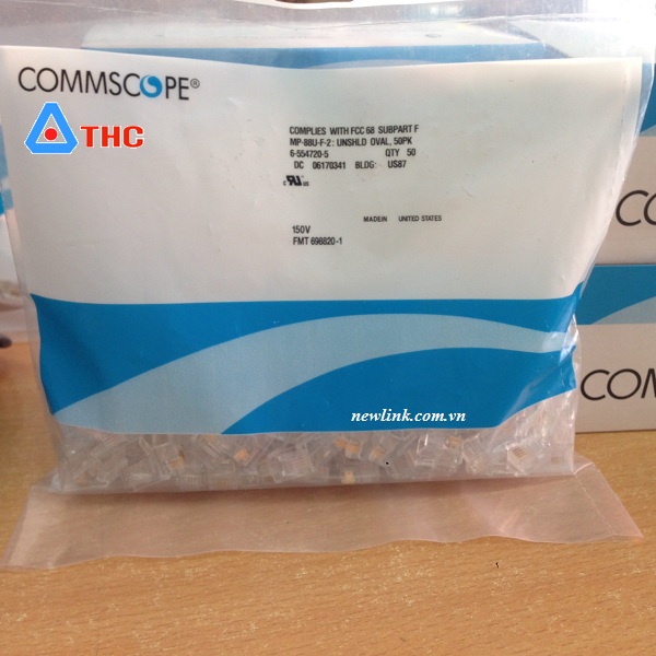 Hạt thoại RJ11 Commscope Chính hãng